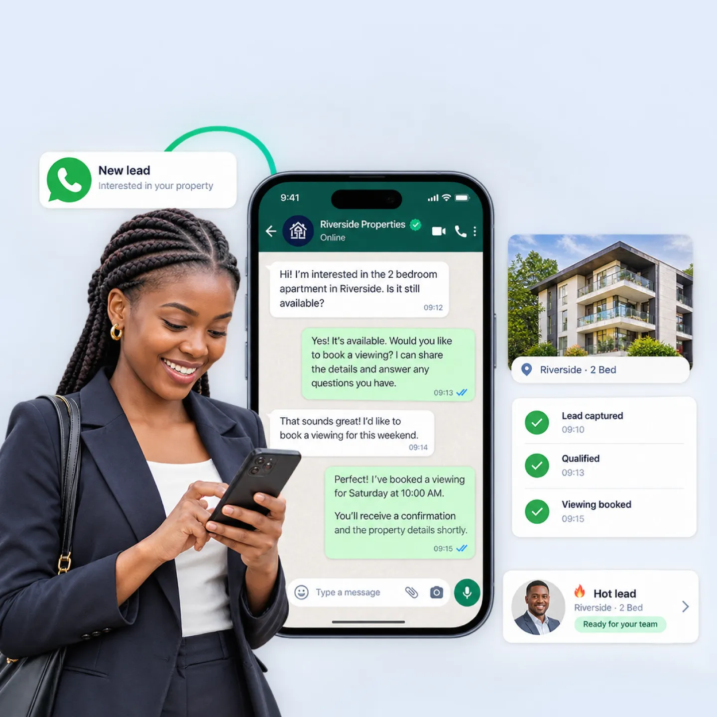 Nautix running follow-up sequences after property viewings